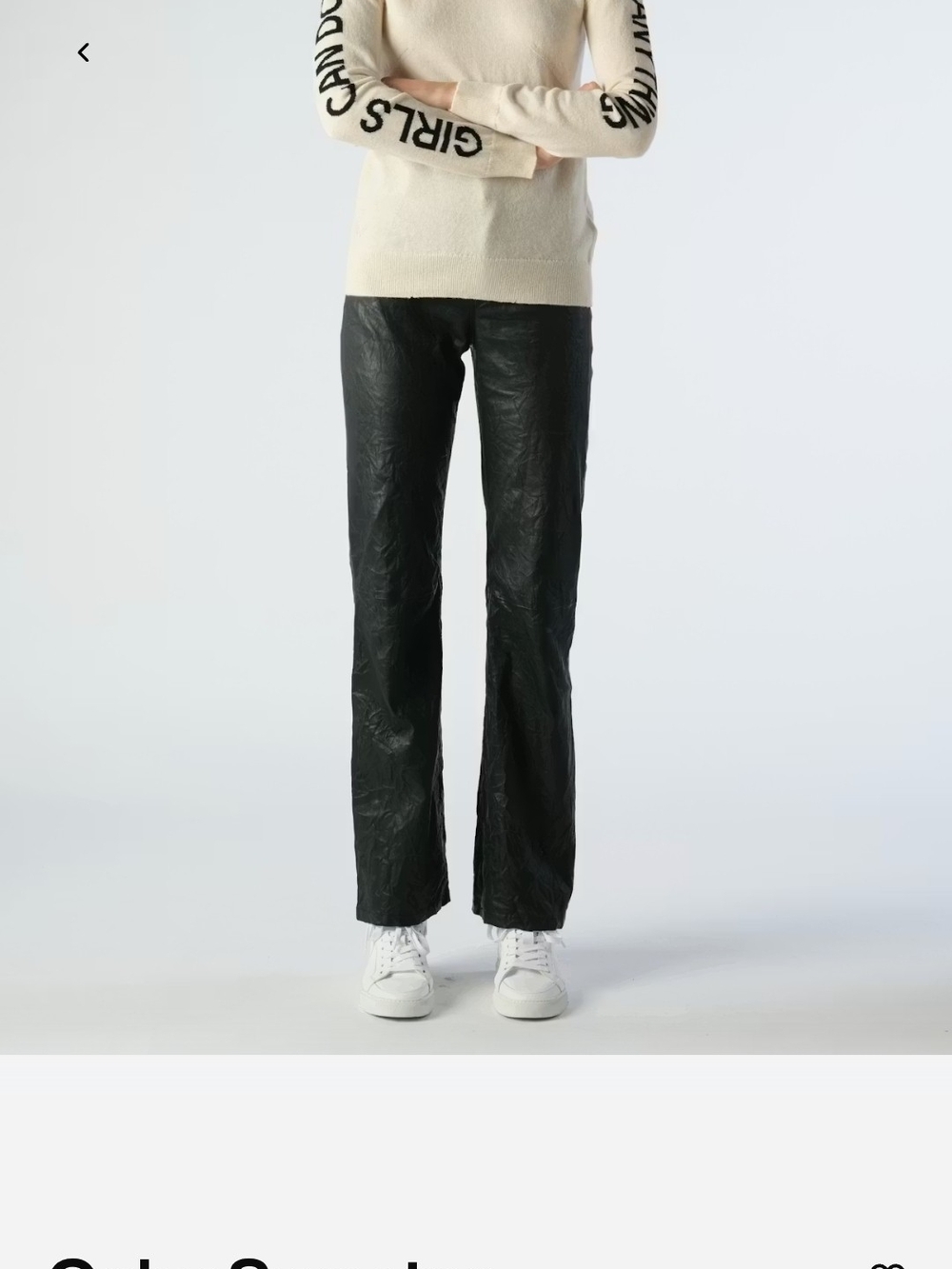 Zadig & Voltaire Creme Cashmere Gaby Sweater NWT - SOLD OUT EVERYWHERE Size M